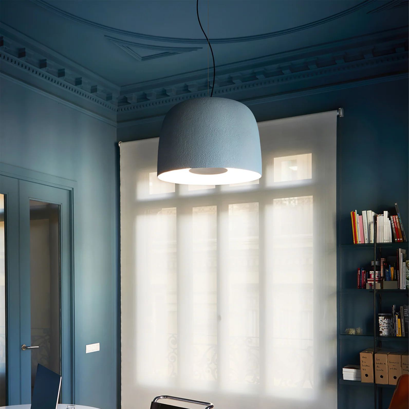 Carins Modern Round Metal Pendant Light Shades Living Study Room