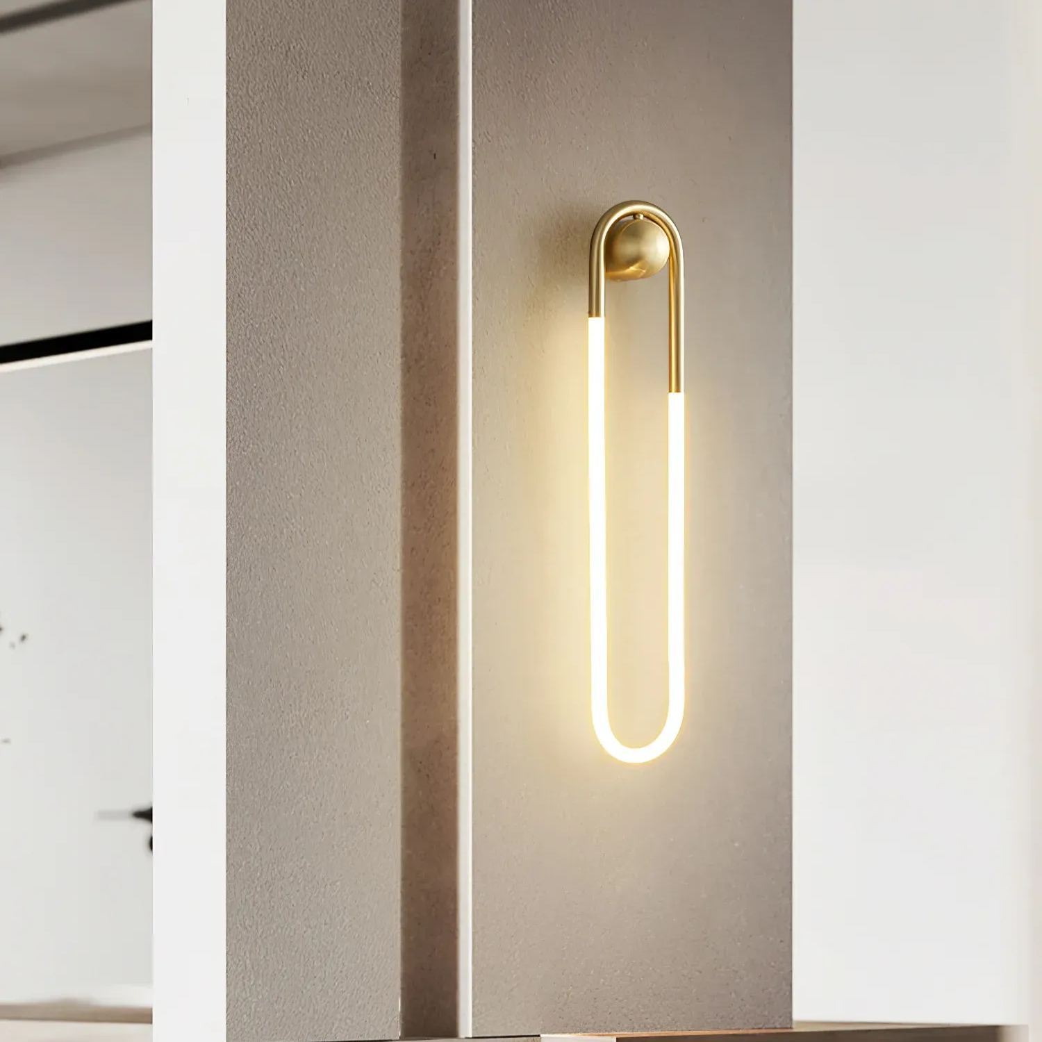 Meza Modern LED Metal Acrylic Wall Light Bedroom Living Room Hallway