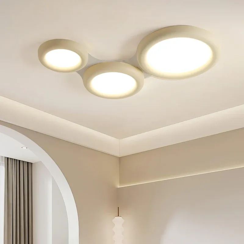 Quinn Modern Round LED Acrylic Ceiling Light Bedroom Living Room
