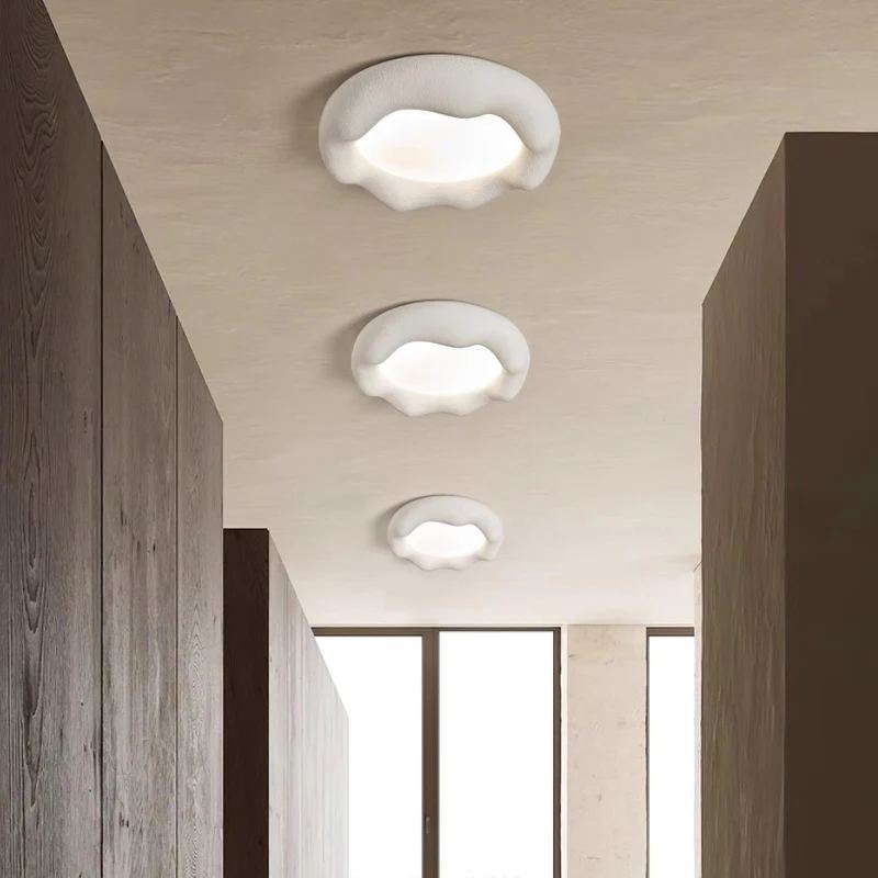 Quinn Modern Round Resin Acrylic Ceiling Light Bedroom Living Room