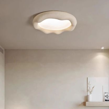 Quinn Modern Round Resin Acrylic Ceiling Light Bedroom Living Room