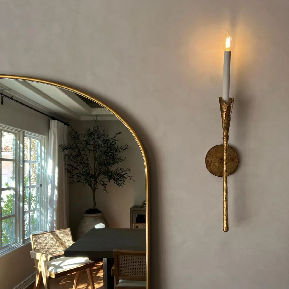 Alessio Vintage Antique Metal Fabric Wall Light Shades Kitchen Bedroom Living Room