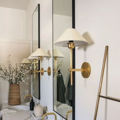 Alessio Vintage Classical Metal Wall Light Bathroom Bedroom Living Room