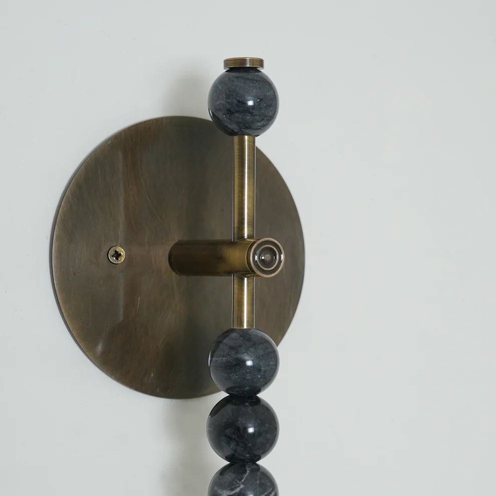 Alessio Vintage Unusual Marble Wall Light Fixture Bedroom Hallway