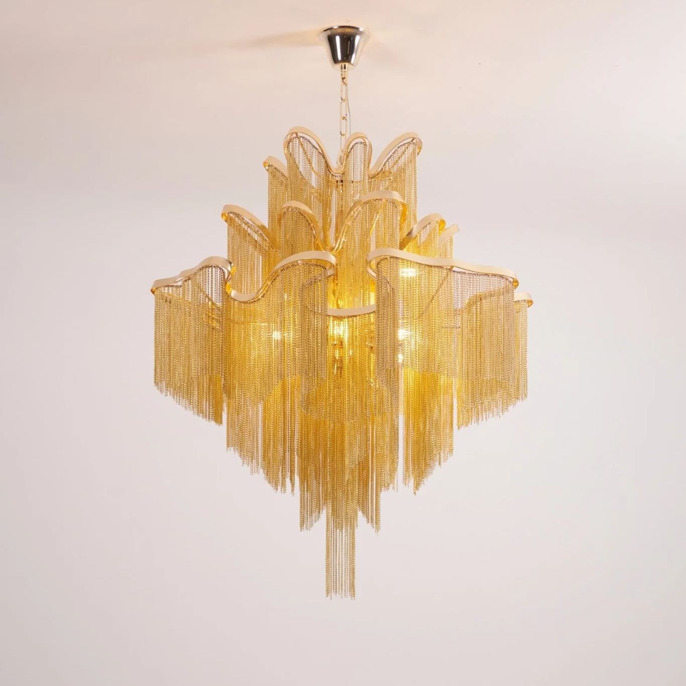 Marilyn Vintage Metal Oro Plata Colgante Luz Dormitorio Sala