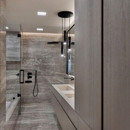 Edge Luz Colgante Moderna Minimalista de Metal para Sala , Comedor y Dormitorio