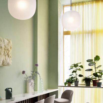 Hailie Moderno Redondo Metal Vidrio Lámpara Colgante Dormitorio Comedor