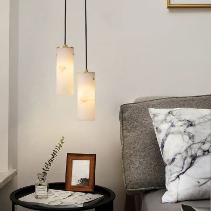 Jade Moderno Alabastro Lámpara Colgante Dormitorio Comedor