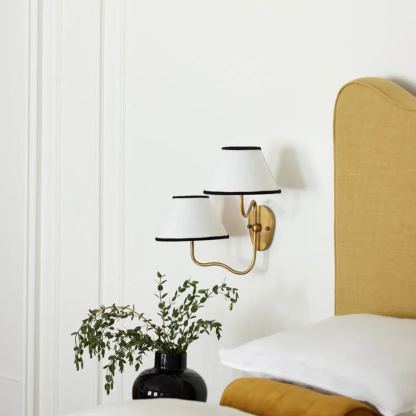 Alessio Vintage Classical Metal Wall Light Bedroom Living Room