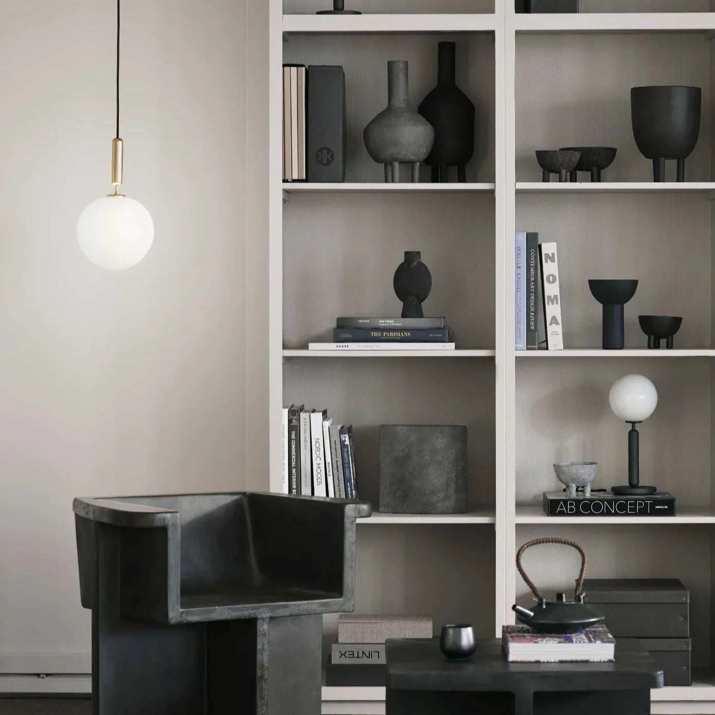 Hailie Minimalismo Metal Vidrio Lámpara Colgante Dormitorio Salón