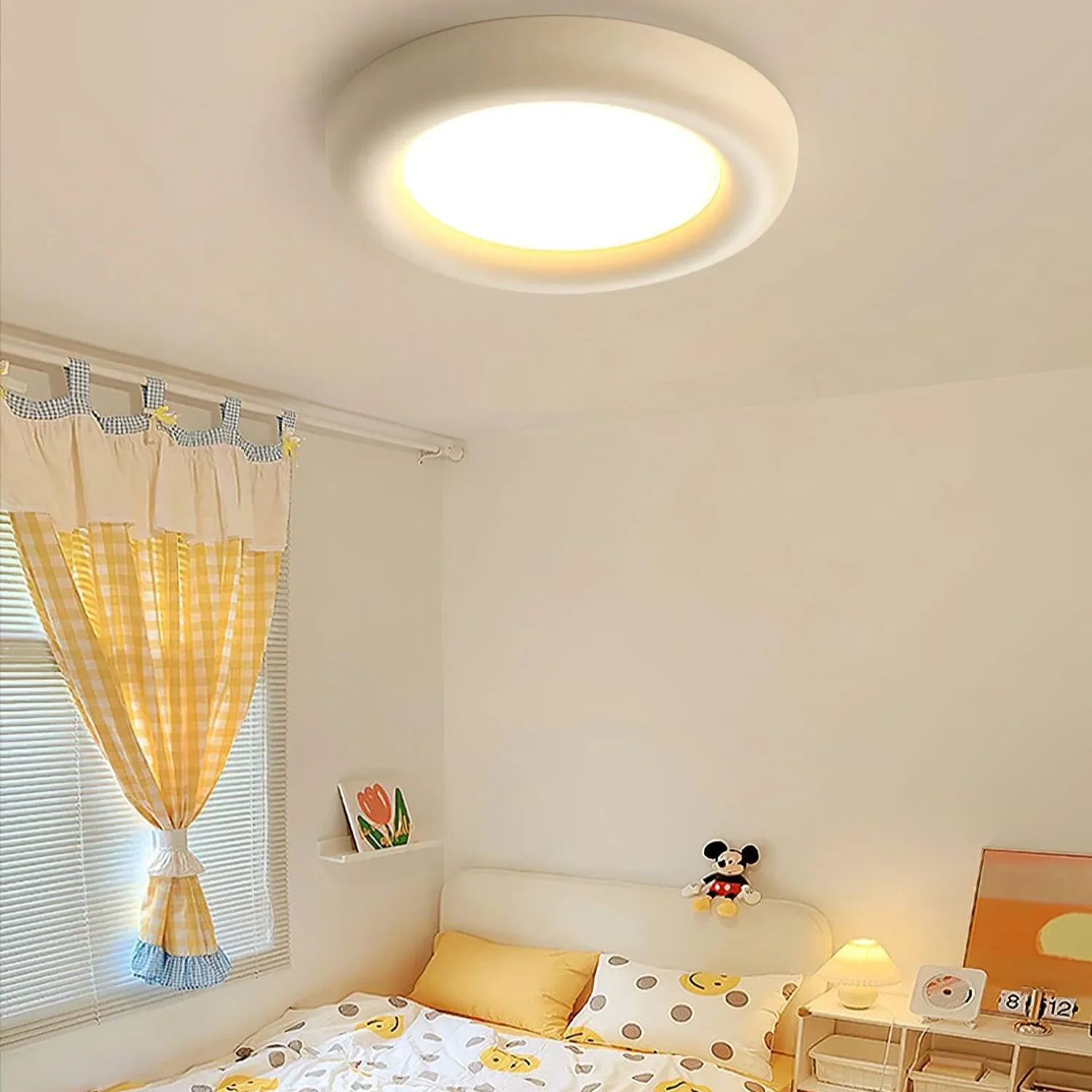 Quinn Modern Round LED Acrylic Ceiling Light Bedroom Living Room