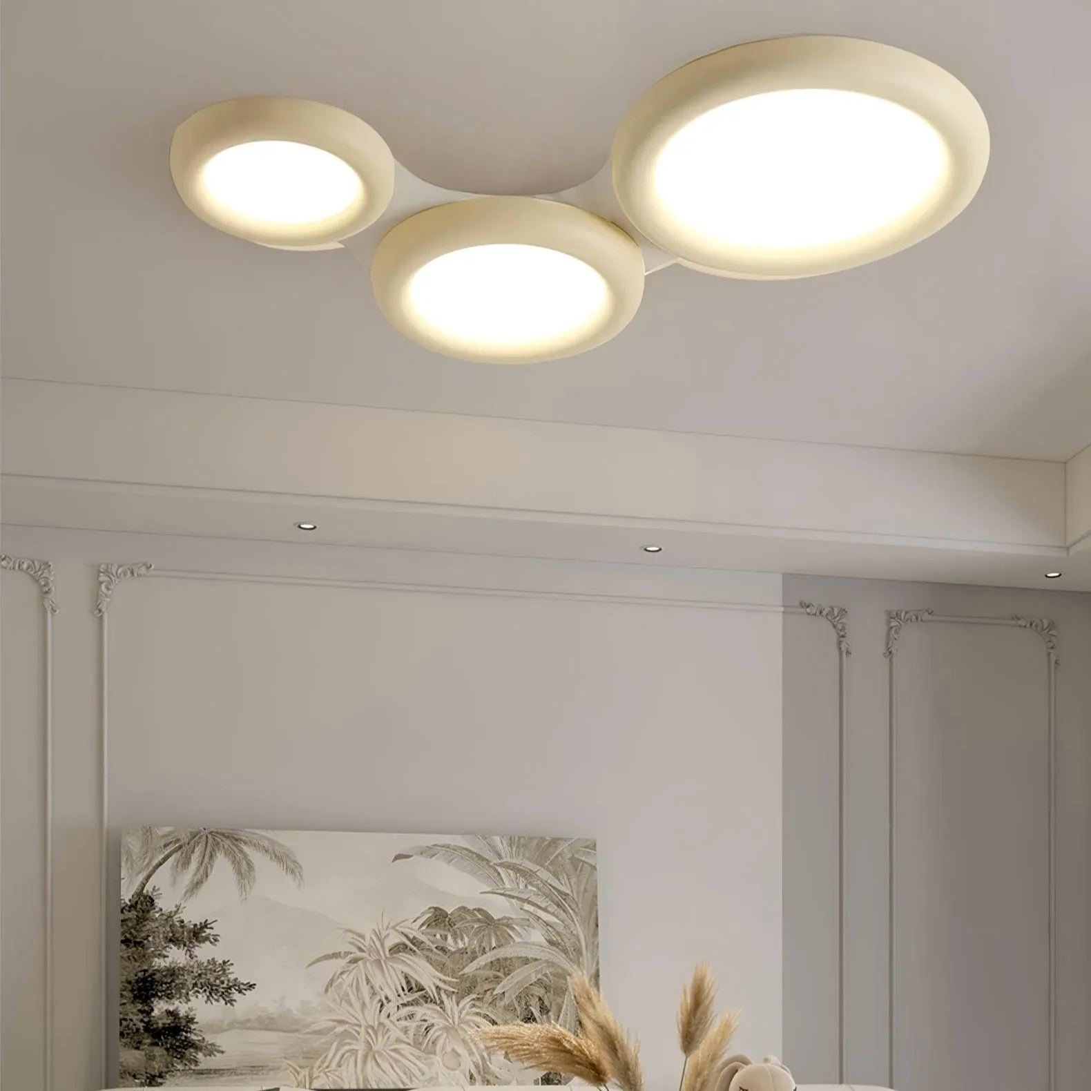 Quinn Modern Round LED Acrylic Ceiling Light Bedroom Living Room