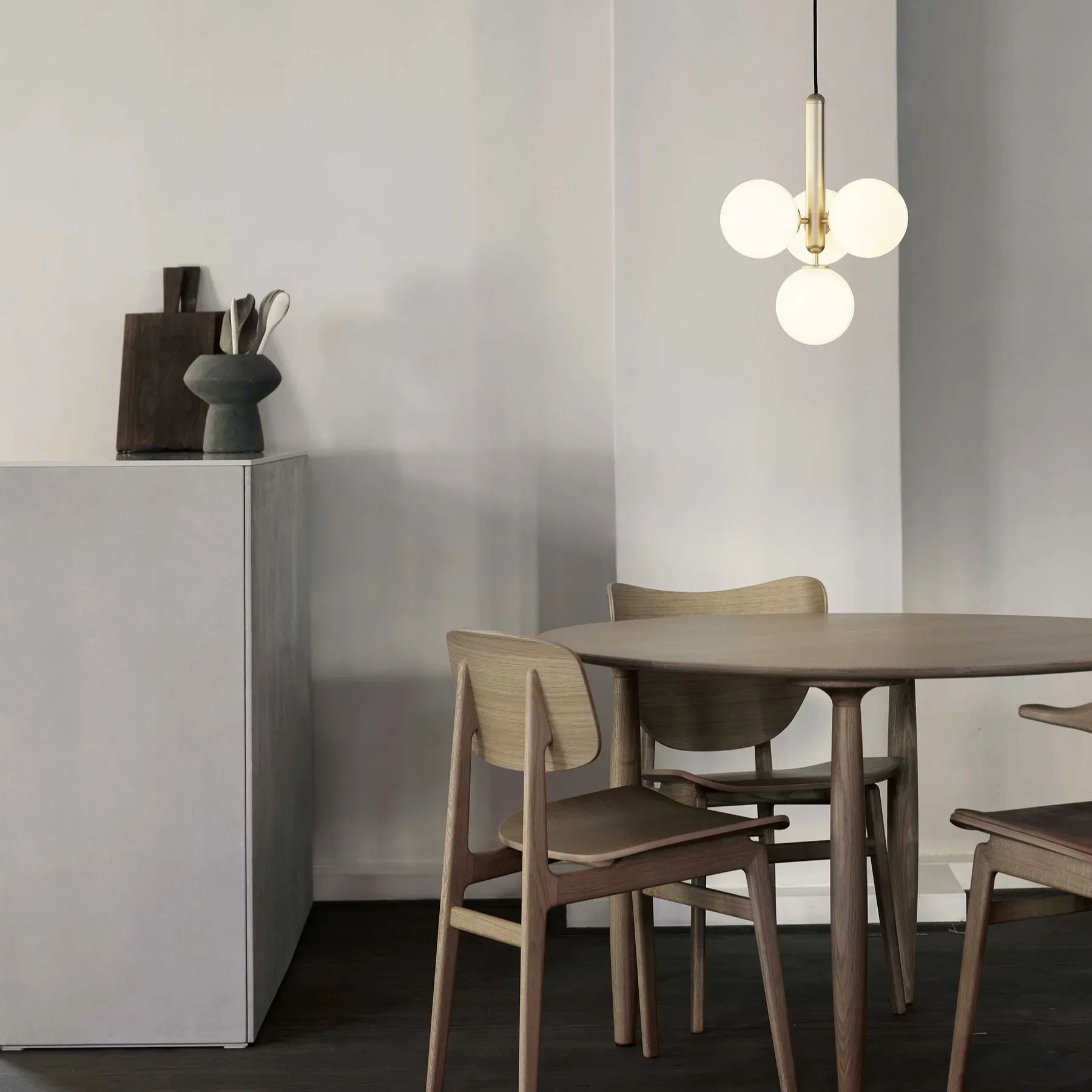 Hailie Minimalismo Metal Vidrio Lámpara Colgante Dormitorio Salón