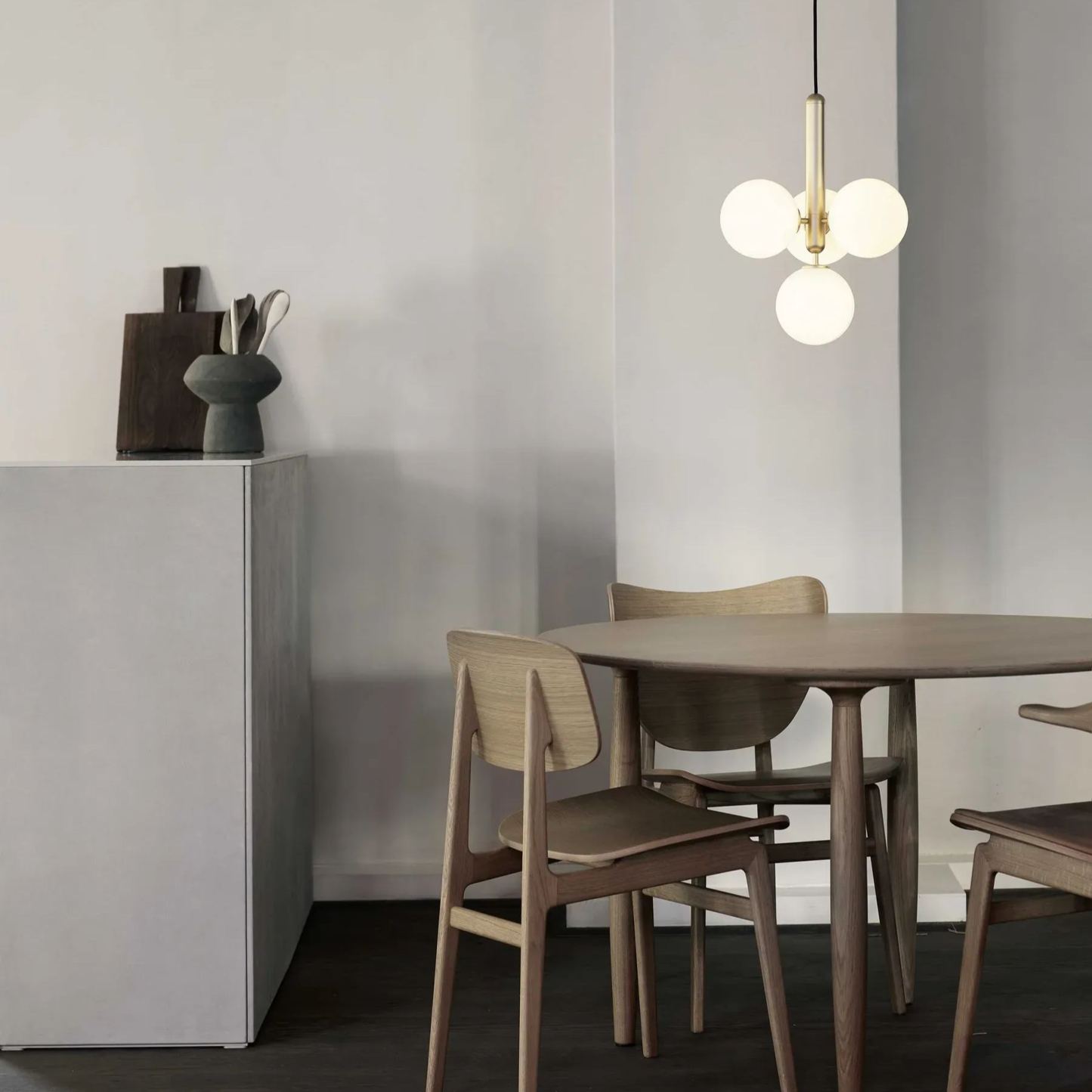 Hailie Minimalismo Metal Vidrio Lámpara Colgante Dormitorio Salón