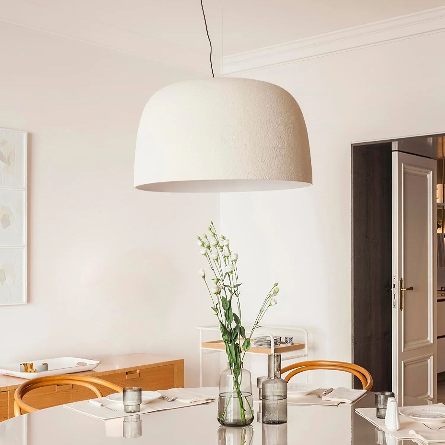 Carins Moderna Redonda Metálica Lámpara Colgante Pantallas Sala de Estudio