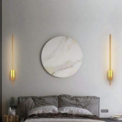 Edge Minimalismo Metal Acrílico Lámpara de Pared Dormitorio Salón