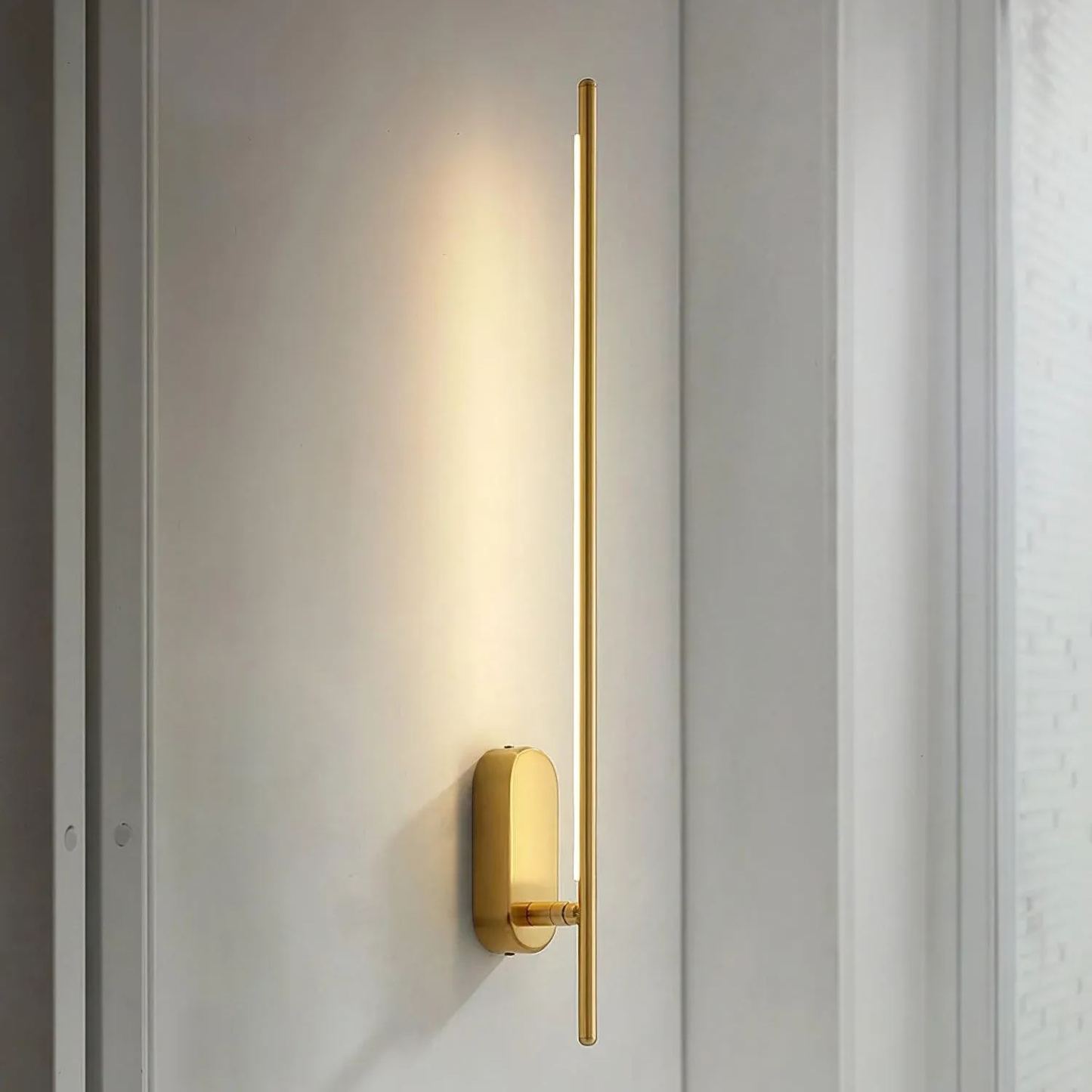 Edge Minimalismo Metal Acrílico Lámpara de Pared Dormitorio Salón