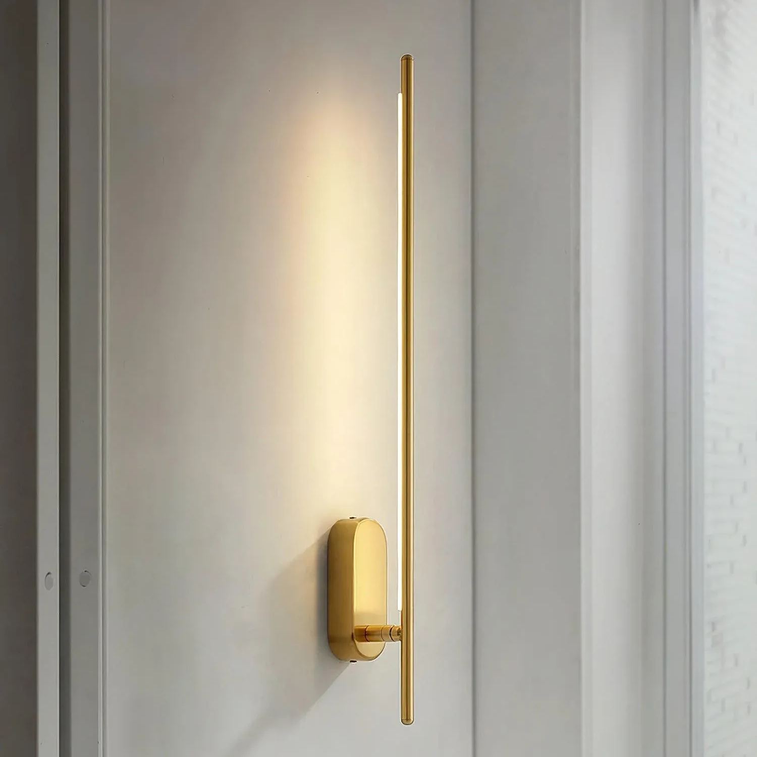 Edge Minimalismo Metal Acrílico Lámpara de Pared Dormitorio Salón