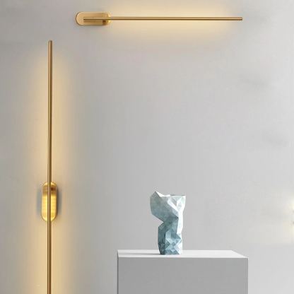 Edge Minimalismo Metal Acrílico Lámpara de Pared Dormitorio Salón