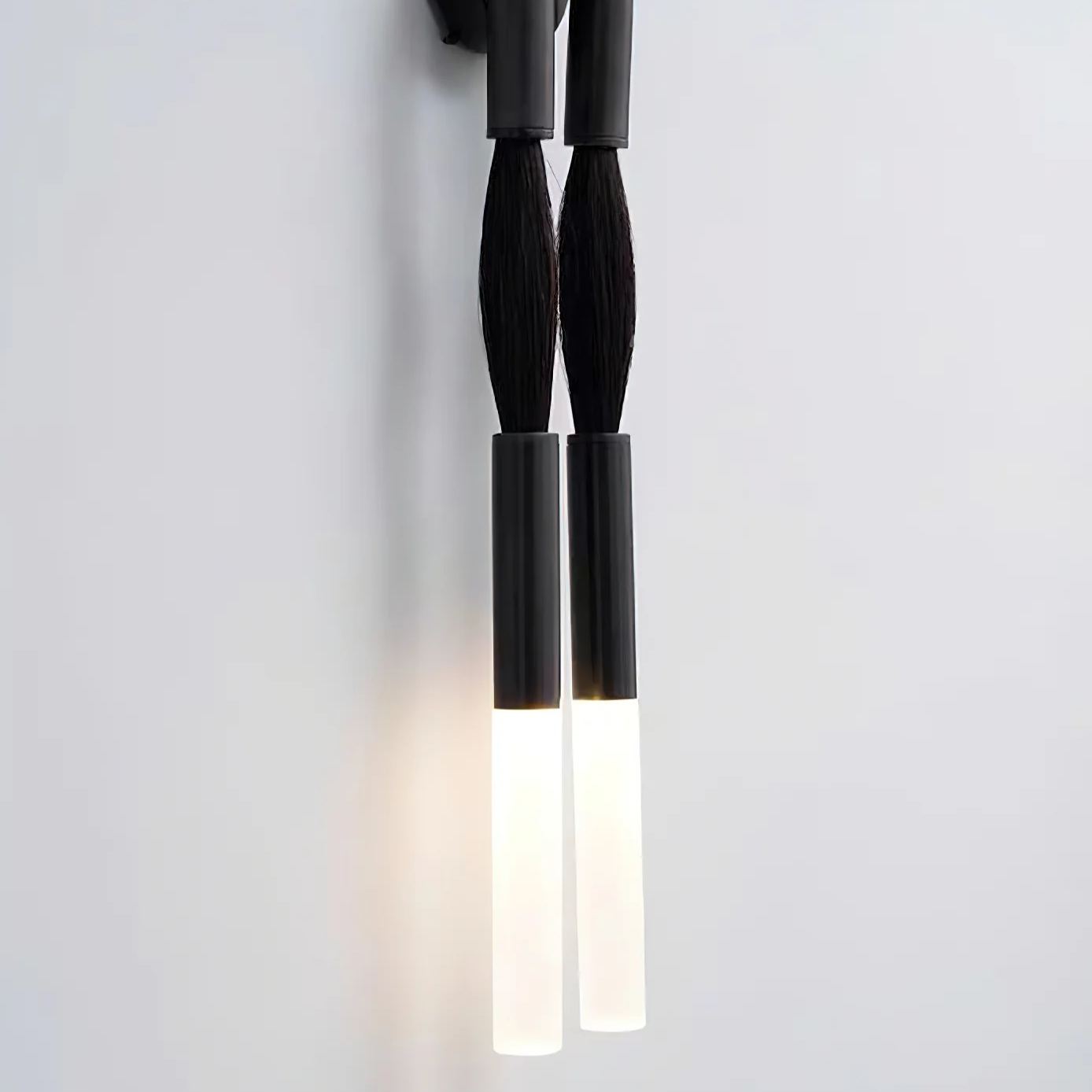 Alessio Vintage Metal Glass Horsehair Wall Lamp Bedroom Living Room