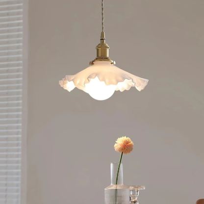 Carins Vintage Flower Glass Pendant Light Shades Bedroom Dining Room