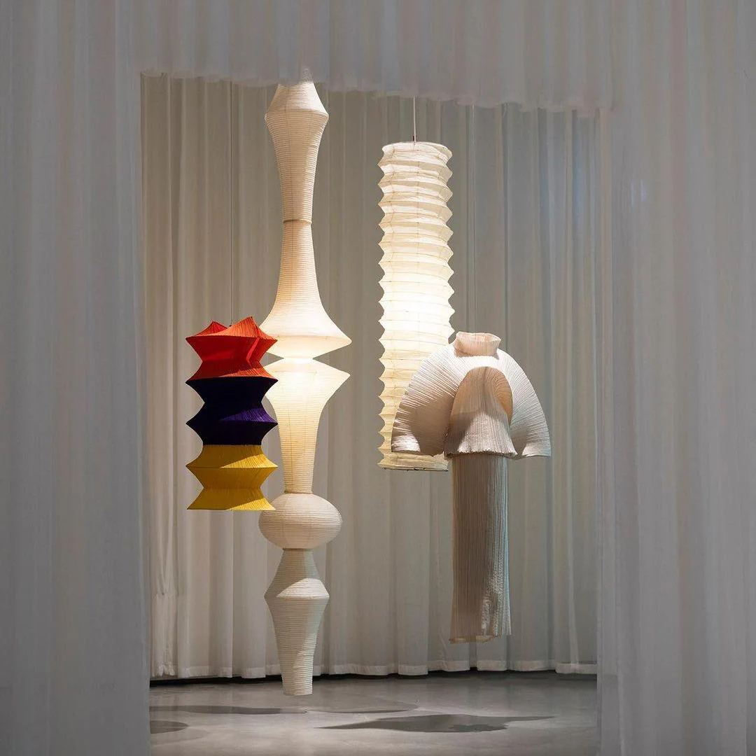 Renée Geométrico Estilo Metal Papel Lámpara Colgante Dormitorio Salón
