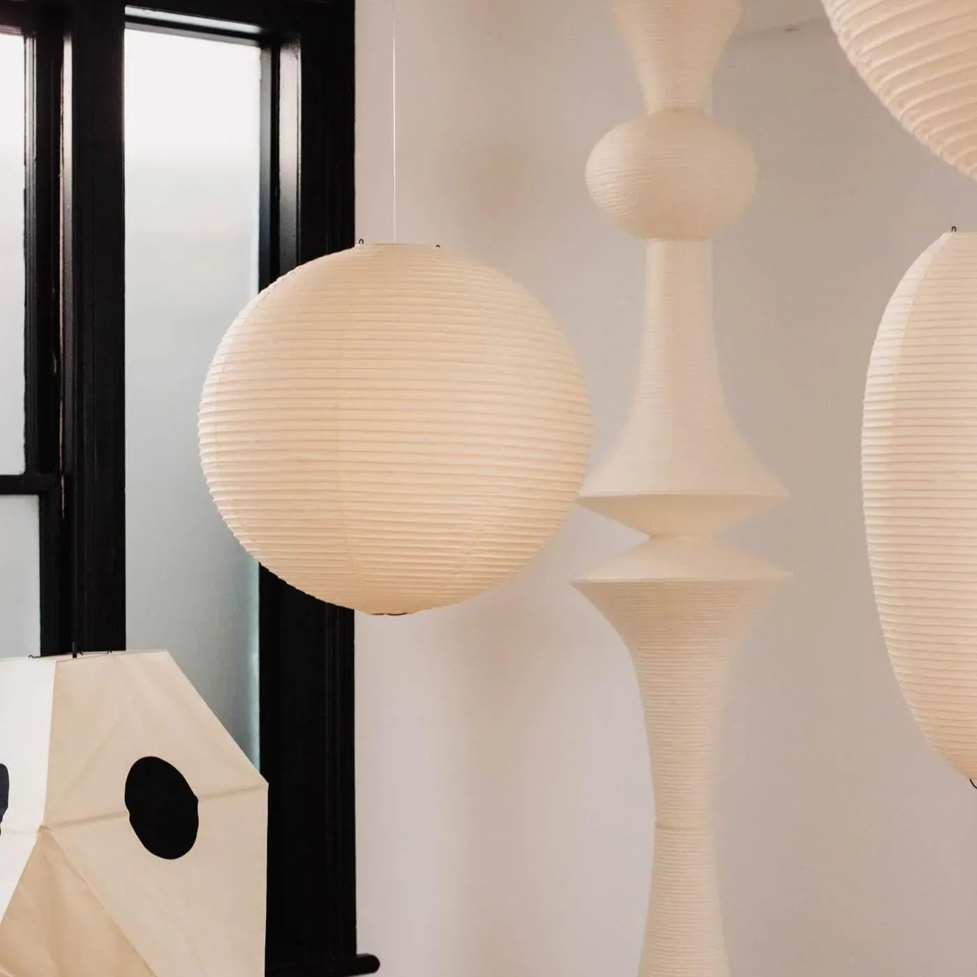 Renée Geométrico Estilo Metal Papel Lámpara Colgante Dormitorio Salón