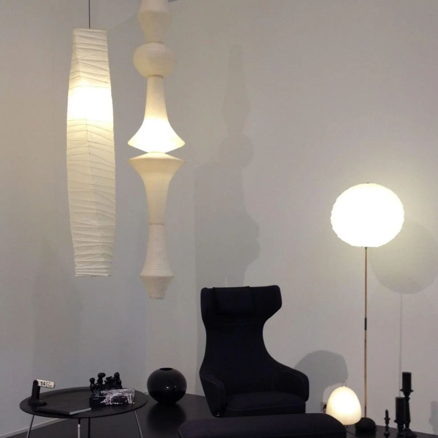 Renée Geométrico Estilo Metal Papel Lámpara Colgante Dormitorio Salón