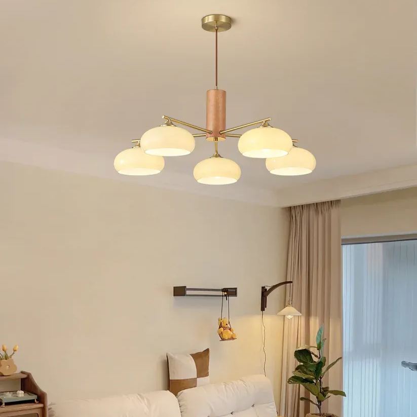 Valentina Moderno Metal Vidrio Lámpara Colgante Sombras Salón Comedor