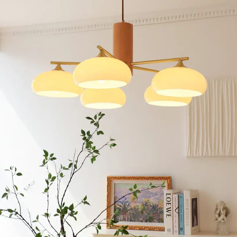 Valentina Moderno Metal Vidrio Lámpara Colgante Sombras Salón Comedor