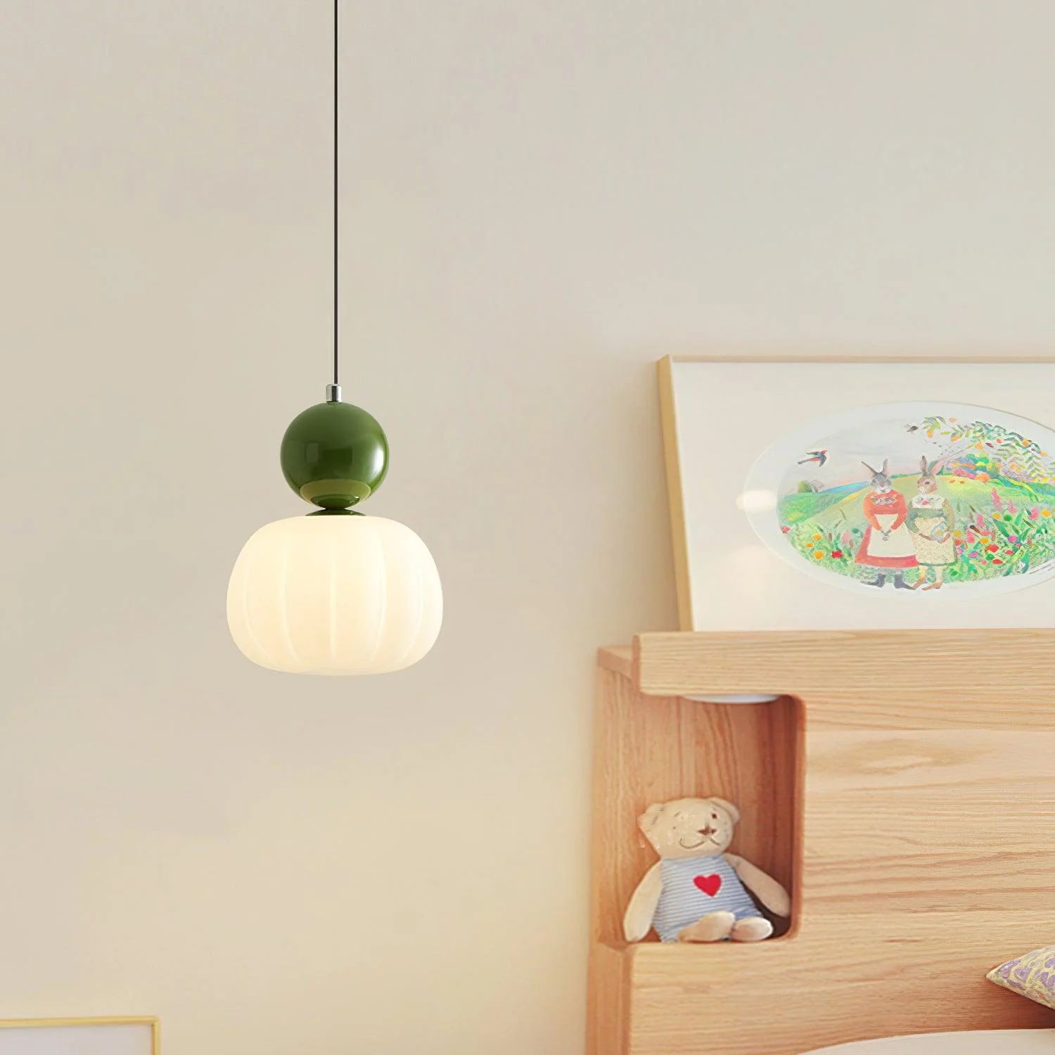 Hailie Modern Round Acrylic Pendant Light Shades Bedroom Dining Room