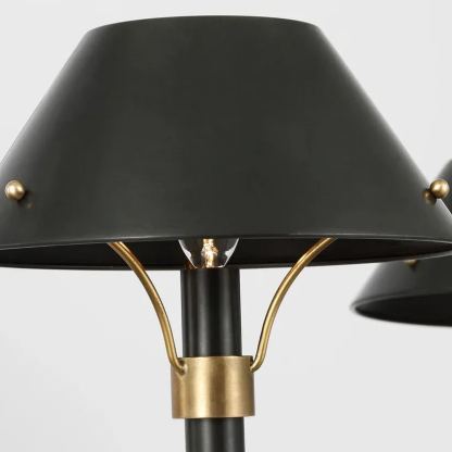 Alessio Retro Lujo Metal Lámparas de Araña Sombras Salón Comedor