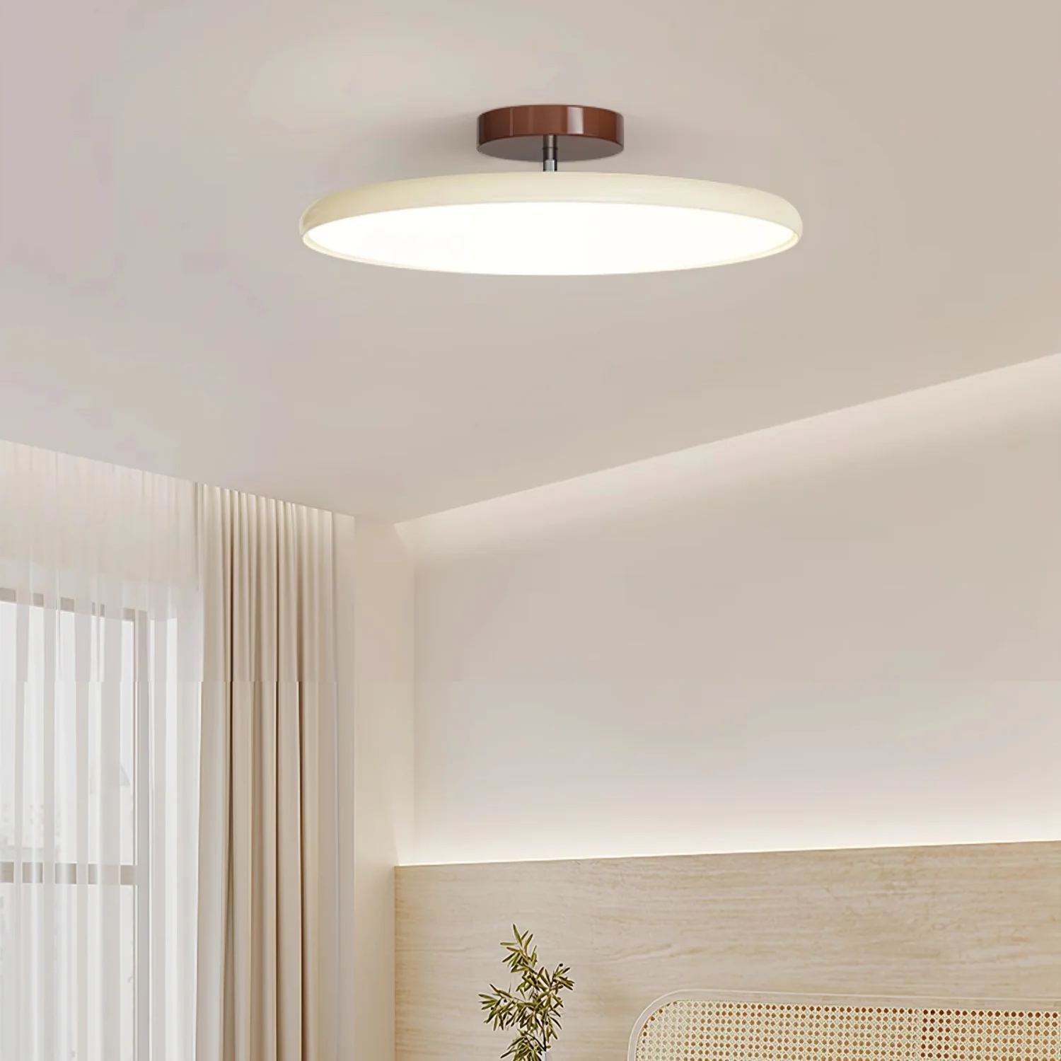 Hailie Minimalismo Metal Acrílico Lámpara de Techo Dormitorio Salón