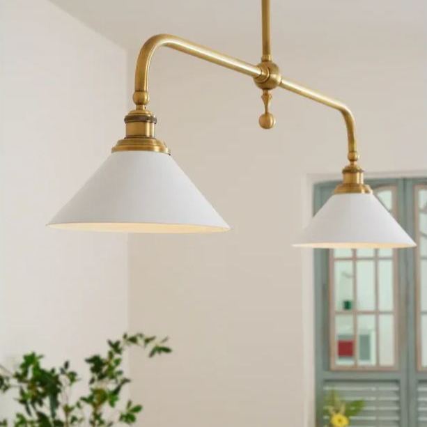 Alessio Retro Metal Cerámica Lámpara Colgante Sombras Dormitorio Comedor