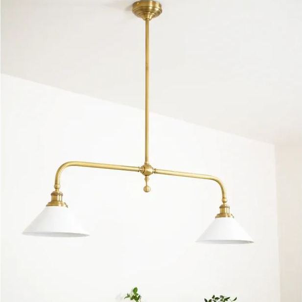 Alessio Retro Metal Cerámica Lámpara Colgante Sombras Dormitorio Comedor