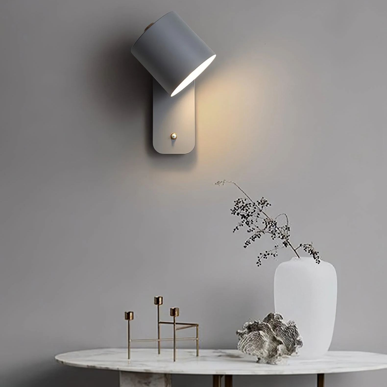 Edge Moderno Minimalismo Metal Lámpara de Pared Dormitorio Salón Pasillo