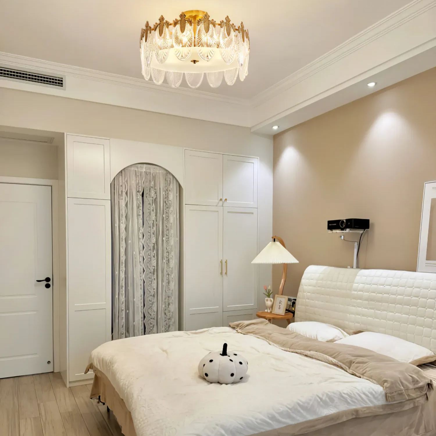 Alessio Antiguo Lujo Vidrio Redondo Lámparas de Araña Salón Comedor