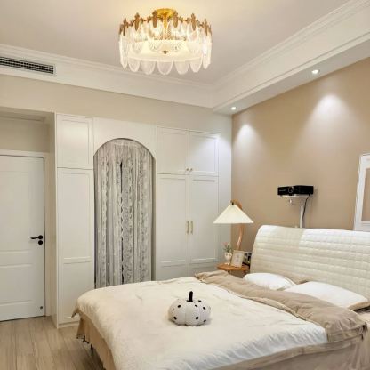 Alessio Antiguo Lujo Vidrio Redondo Lámparas de Araña Salón Comedor