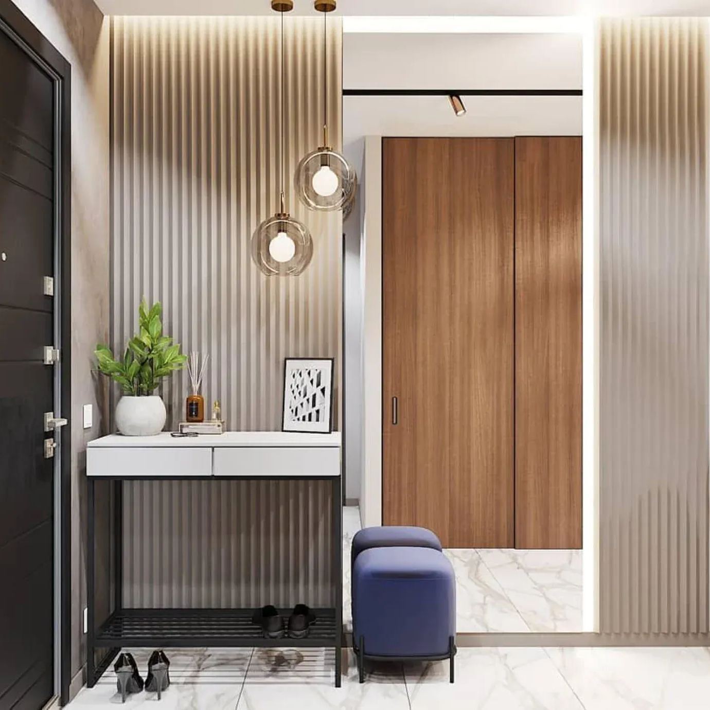 Hailie Moderno Redondo Vidrio Lámpara Colgante Dormitorio Salón Pasillo