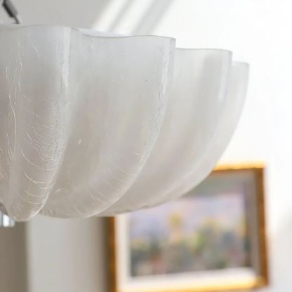 Quinn Modern Round Glass Ceiling Light Shades Bedroom Living Room