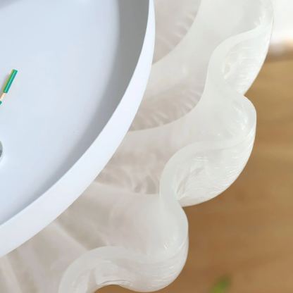 Quinn Modern Round Glass Ceiling Light Shades Bedroom Living Room