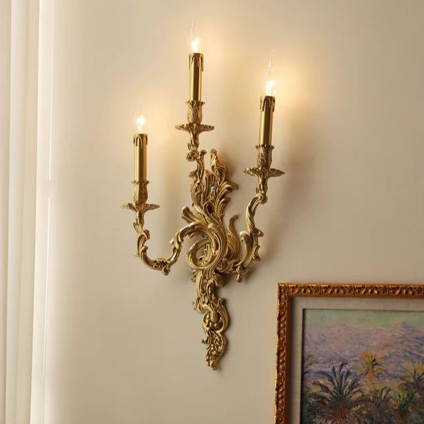 Alessio Retro Palacio Vela Aplique Salón Dormitorio Cuarto de Baño