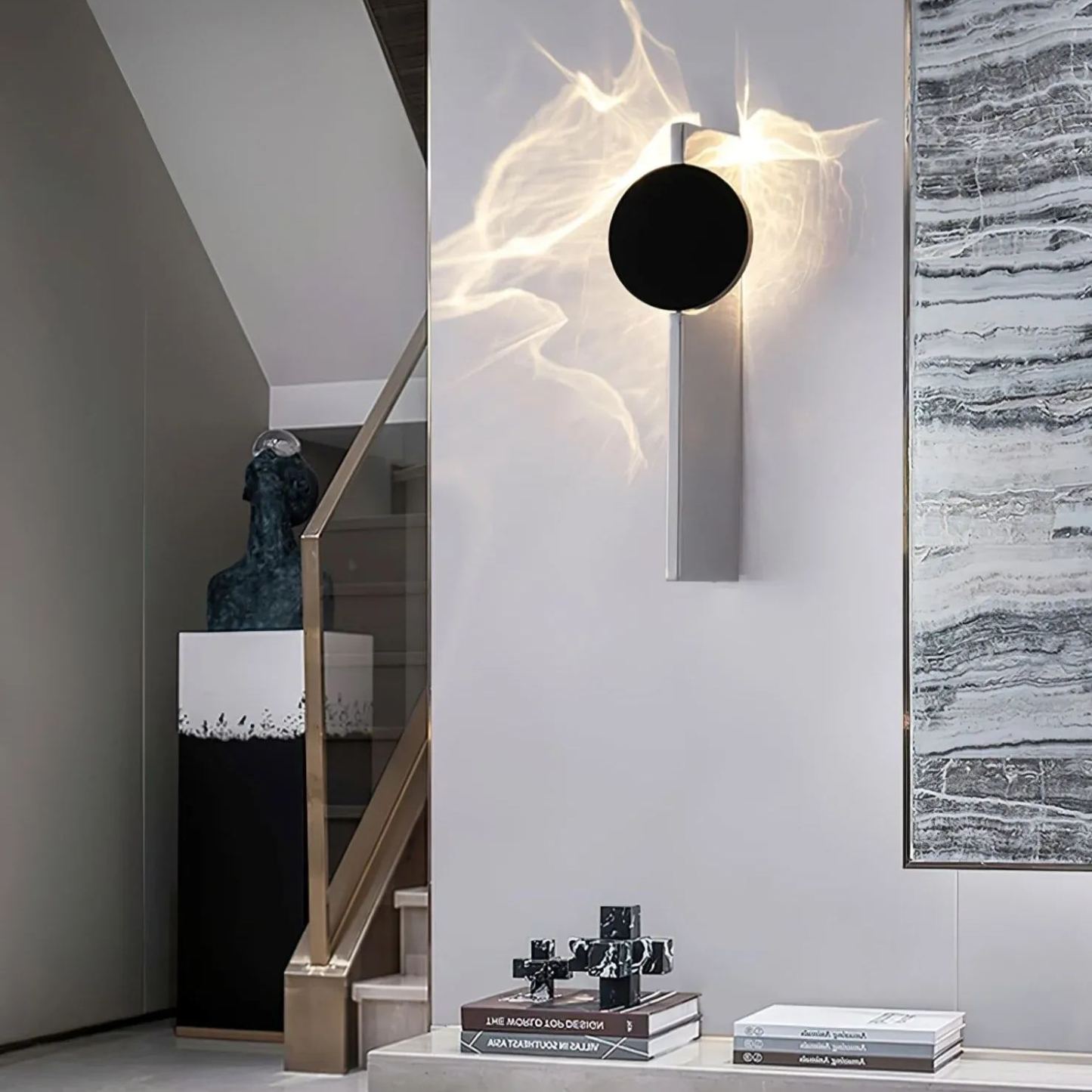 Edge Modern Creative Metal Wall Light Bedroom Hallway Living Room