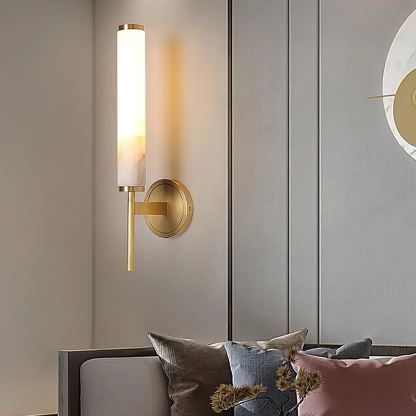 Jade Moderno Inusual Alabastro Lámpara de Pared Bedroom Dormitorio Salón