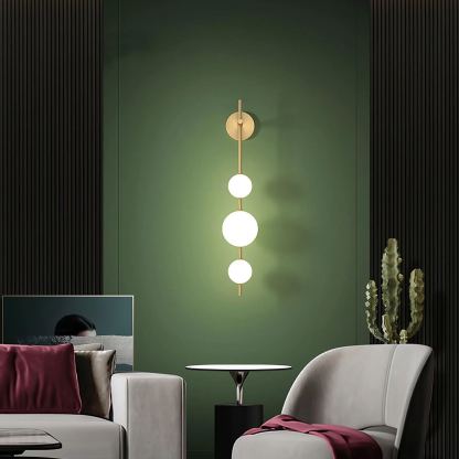 Edge Minimalismo Metal Vidrio Plástico Lámpara de Pared Dormitorio Salón