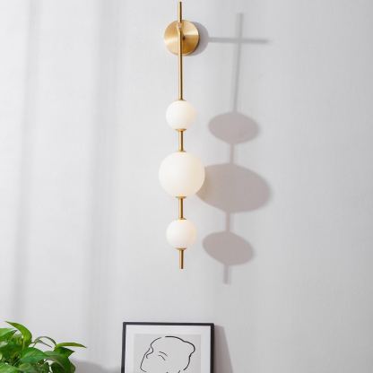 Edge Minimalismo Metal Vidrio Plástico Lámpara de Pared Dormitorio Salón