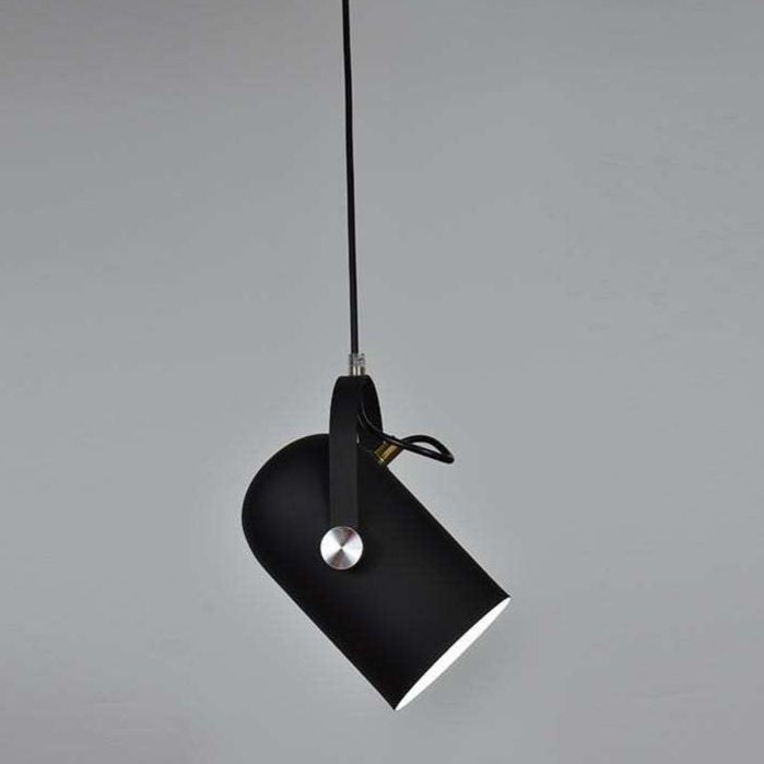 Morandi Moderna Industrial Geométrica Metal Lámpara Colgante Multicolor