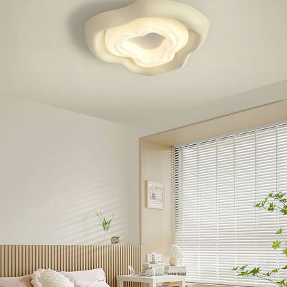 Quinn Ambiental Blanco Crema Color Rosas Lámpara de Techo Comedor