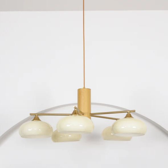 Valentina Moderno Metal Vidrio Lámpara Colgante Sombras Salón Comedor