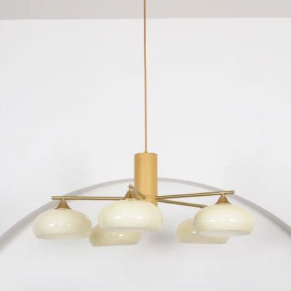 Valentina Moderno Metal Vidrio Lámpara Colgante Sombras Salón Comedor